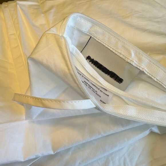 PARACHUTE King Duvet Protector Bright White Cotton - Picture 4 of 8